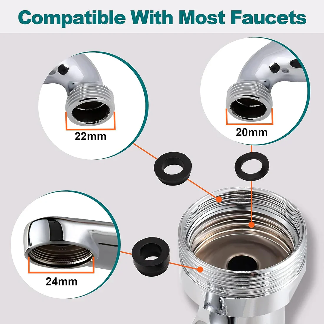 1080 Degree Rotating Faucet - Image 8