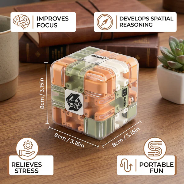 3D Labyrinth Puzzle Cube - Image 5