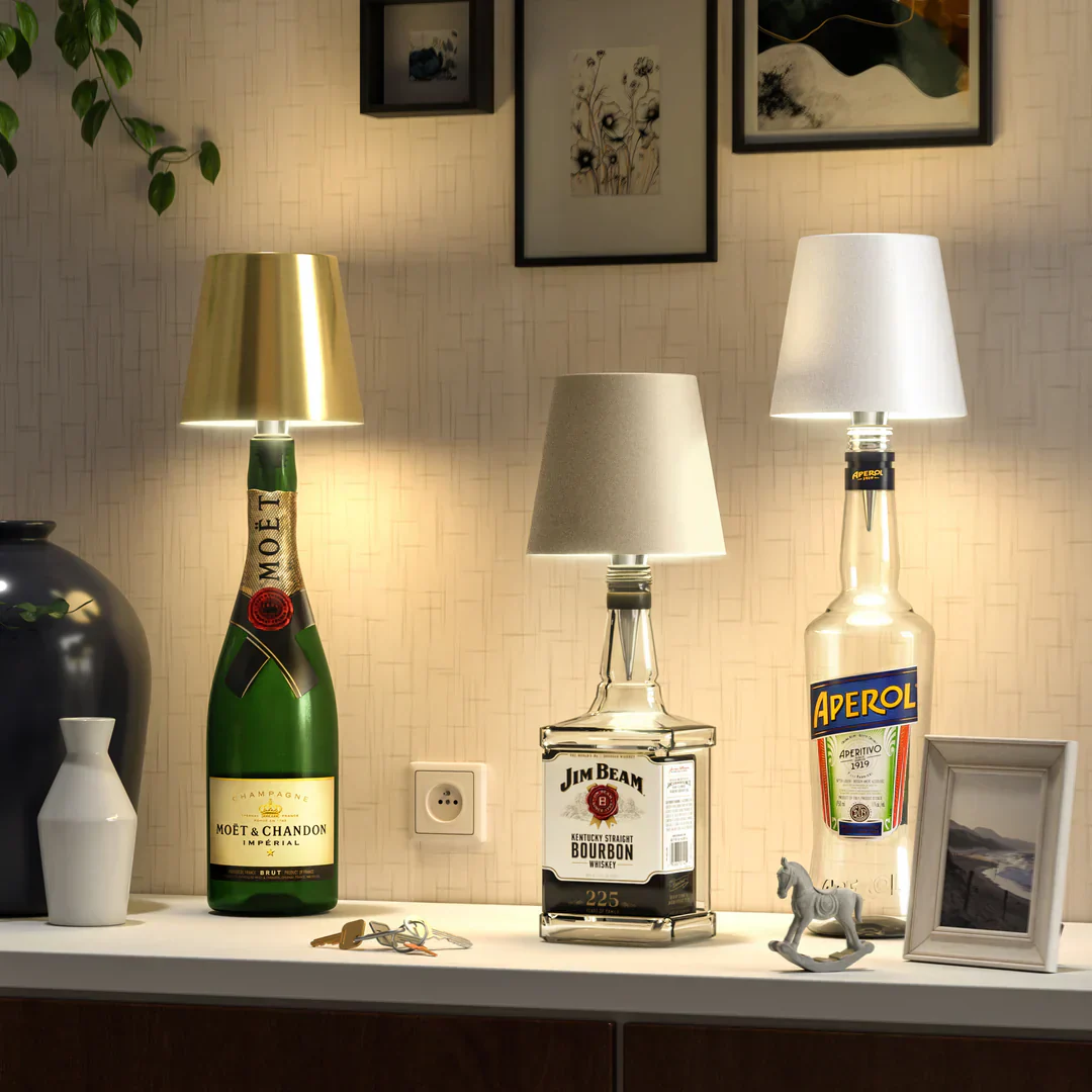 AuraLite Wireless Bottle Lamp - Rechargeable - Image 7