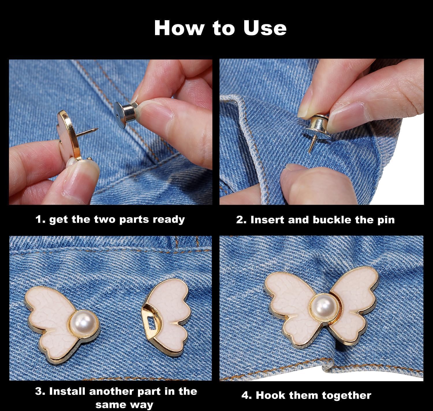 BuckleFly™ Belt clips (Pack of 4 pcs) - Image 2
