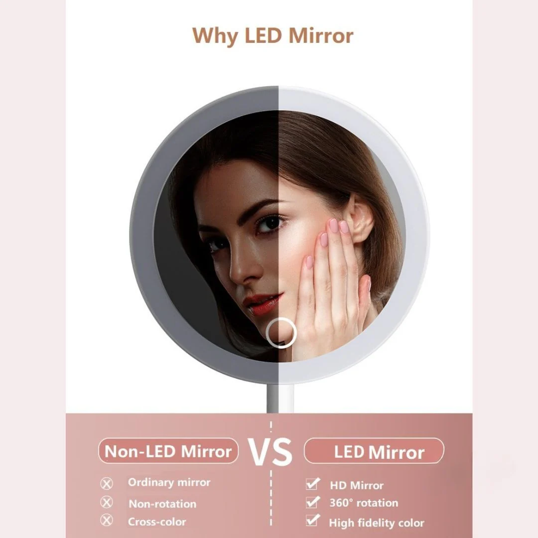 Gleamora™ Makeup Vanity With LED Mirror - Image 6