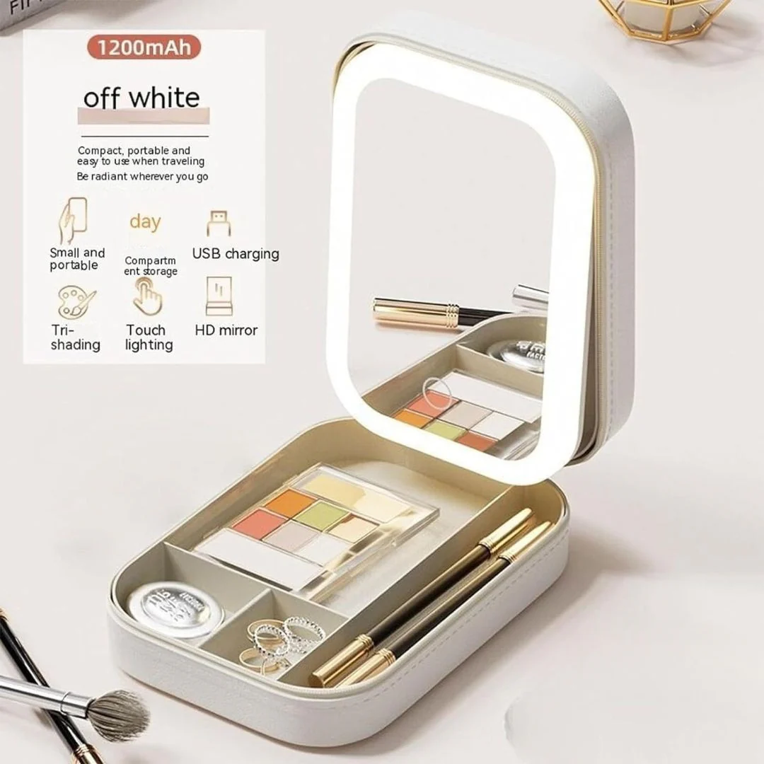 Gleamora™ Makeup Vanity With LED Mirror - Image 8