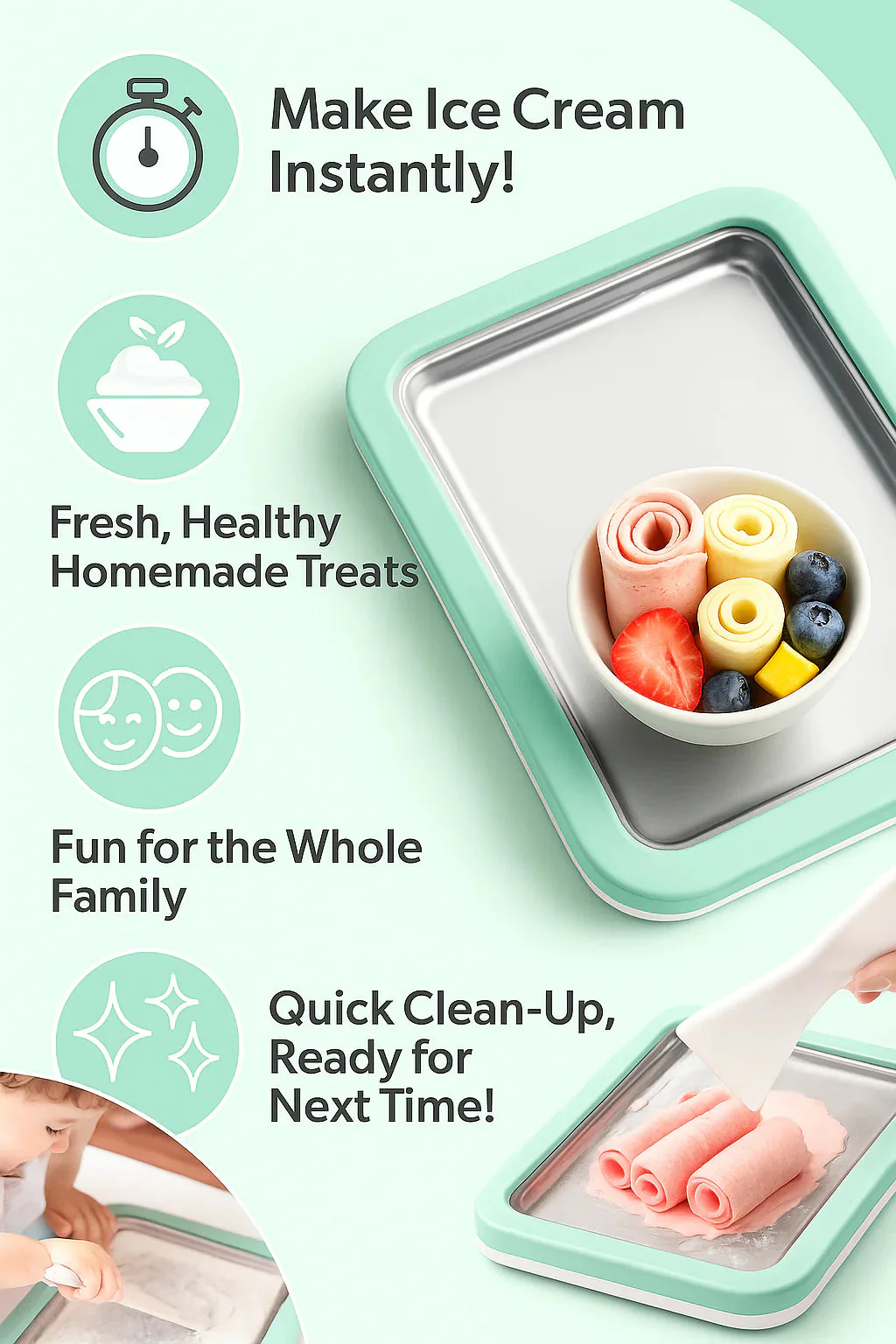 FrostPan™ Instant DIY Ice Cream Maker - Image 11