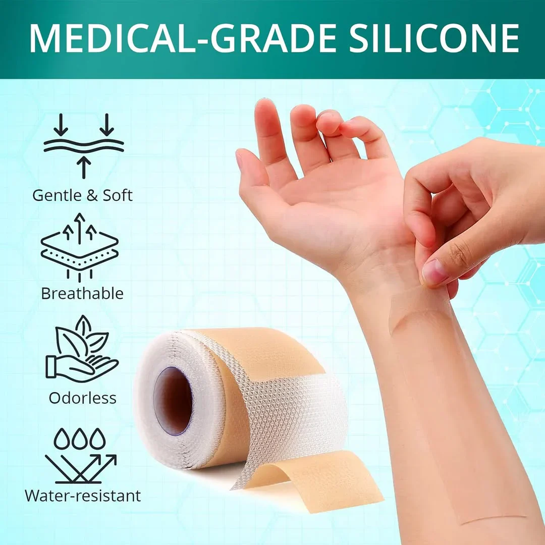 Silicone Scar Remover Tape for Acne & Wrinkles - Image 6