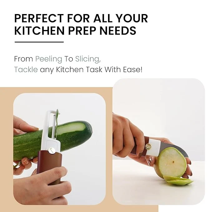 SlicePeel™ Multifunctional 2-in-1 Peeler with Knife - Image 12