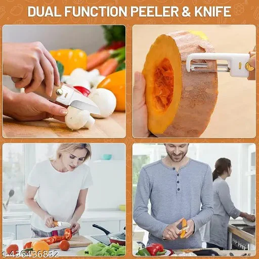 SlicePeel™ Multifunctional 2-in-1 Peeler with Knife - Image 8