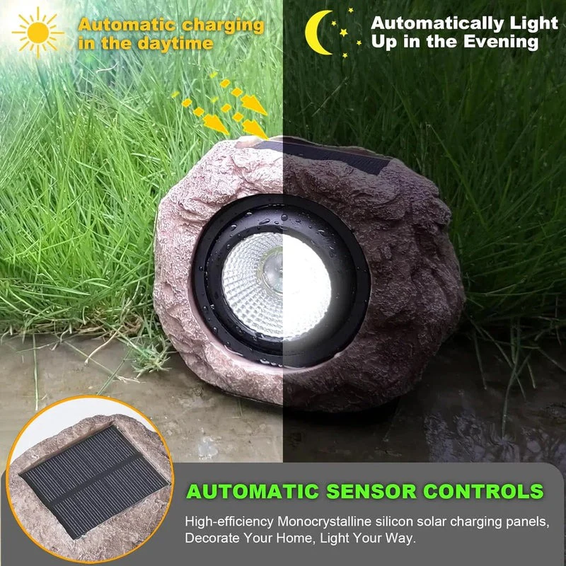 SolarRock™ LED Garden Light - Image 4