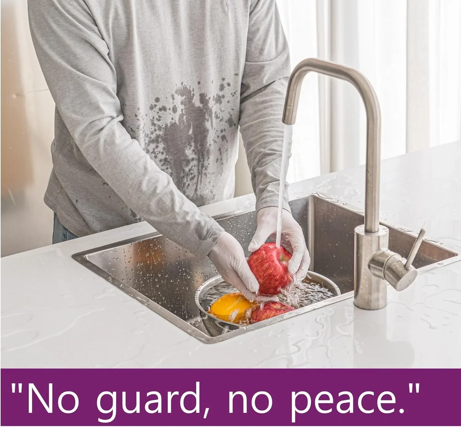 SplashShield™ – Sink Splash Guard | Flexible Silicone | Keeps Counters Dry & Clean - Image 3