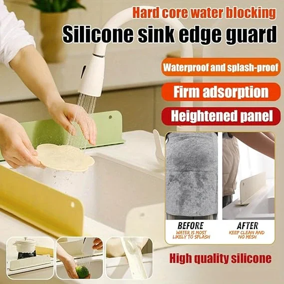 SplashShield™ – Sink Splash Guard | Flexible Silicone | Keeps Counters Dry & Clean - Image 7